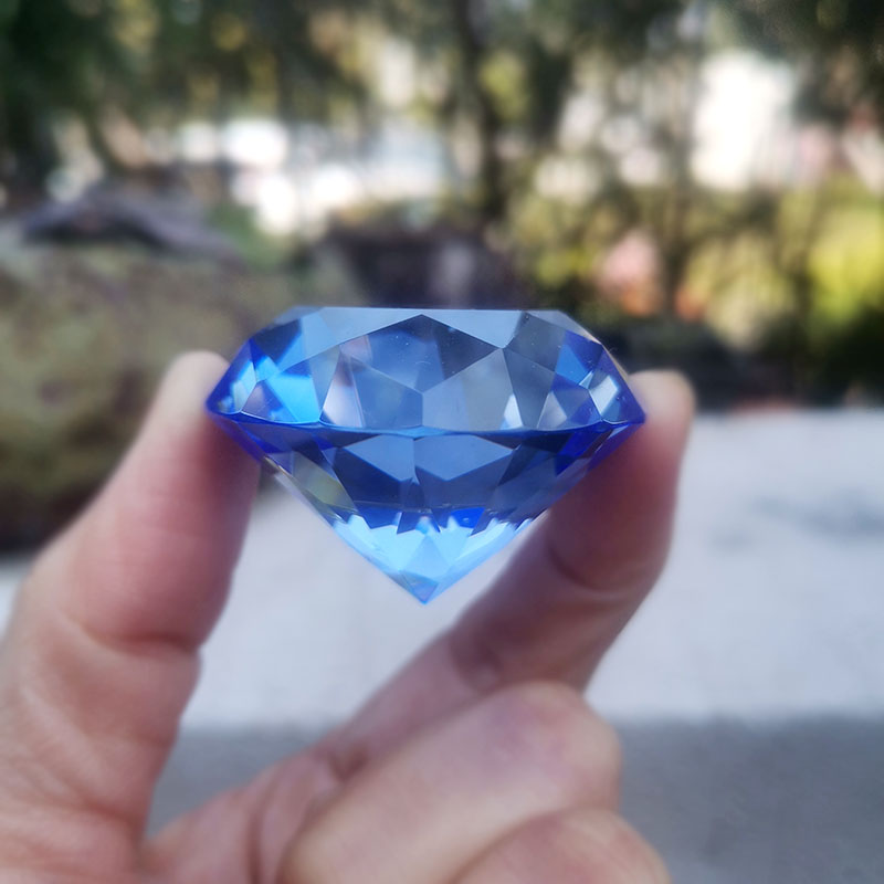 Paper Weight Crystal - 1 قطعة ثقالة الورق الماسية الكريستالية