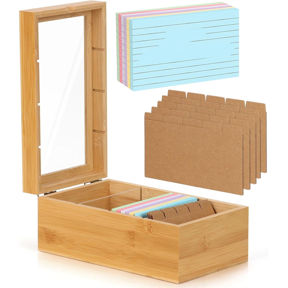 منظم بطاقات الفهرسة من الخيزرا - مراجعة Card Index Box وسعره