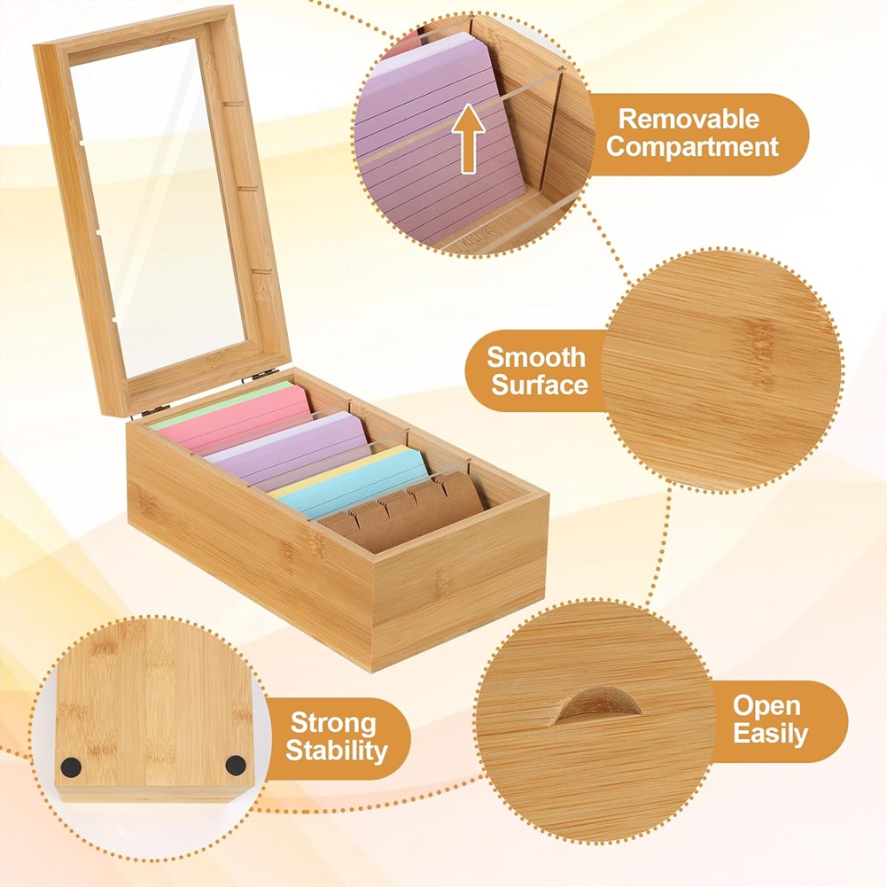 منظم بطاقات الفهرسة من الخيزرا - مراجعة Card Index Box وسعره
