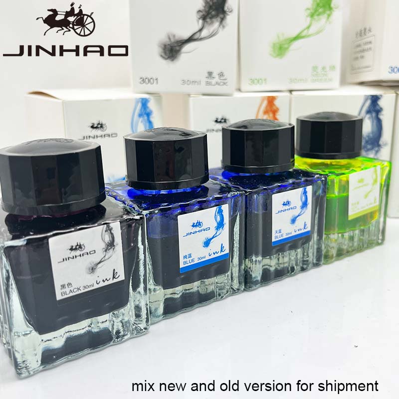 JINHAO 30 مللي قلم حبر الحبر غ - مراجعة Fountain Pen Bottled Ink وسعره