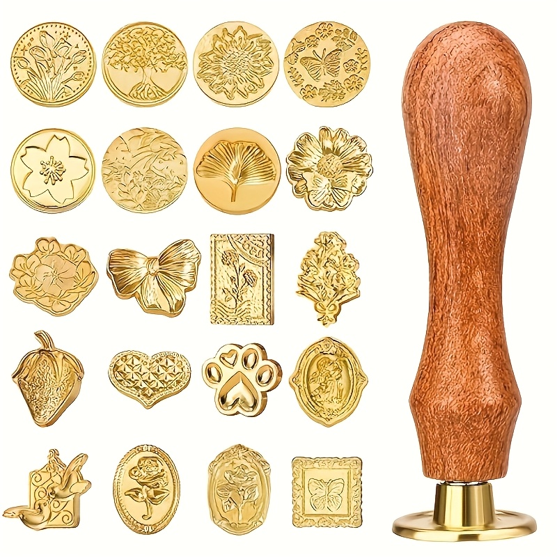 مجموعة أختام شمعية من 21 قطعة  - مراجعة Wax Seal Stamp Set وسعره