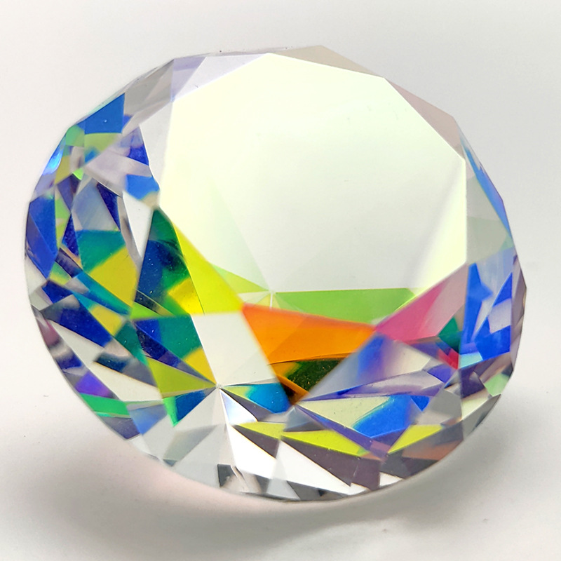 30-80 مللي متر AB الملونة K9 ك - مراجعة Paper Weight Crystal وسعره
