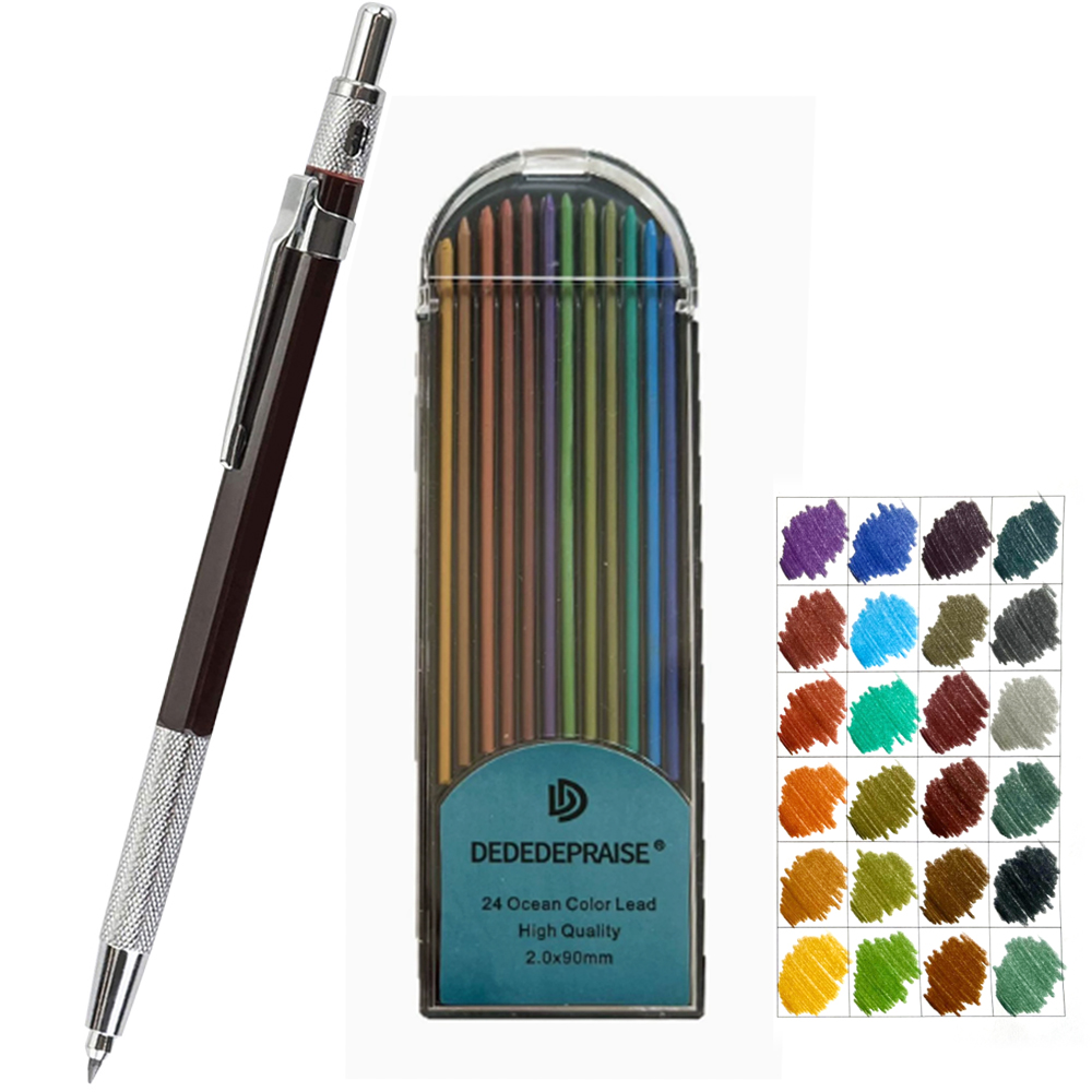 مجموعة أقلام رصاص ميكانيكية 2. - مراجعة Staedtler Pencil Lumocolor وسعره