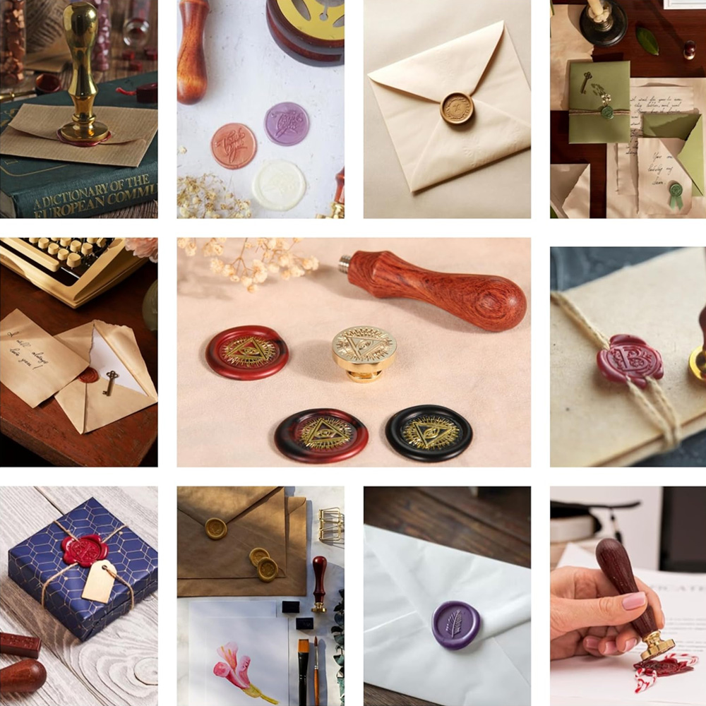 ختم شمعي مخصص، طقم ختم شمعي شخ - مراجعة Wax Seal Stamp Set وسعره