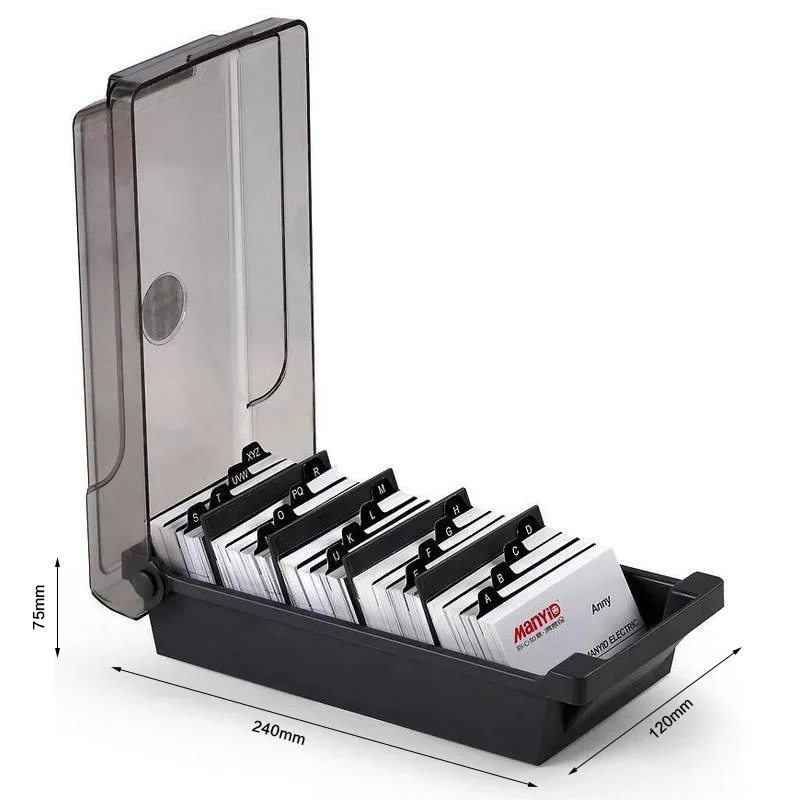 حامل بطاقات العمل، صندوق تخزين - مراجعة Card Index Box وسعره