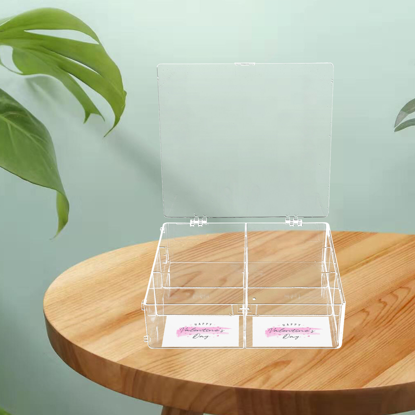 صندوق تخزين بلاستيكي شفاف متعد - مراجعة Card Index Box وسعره